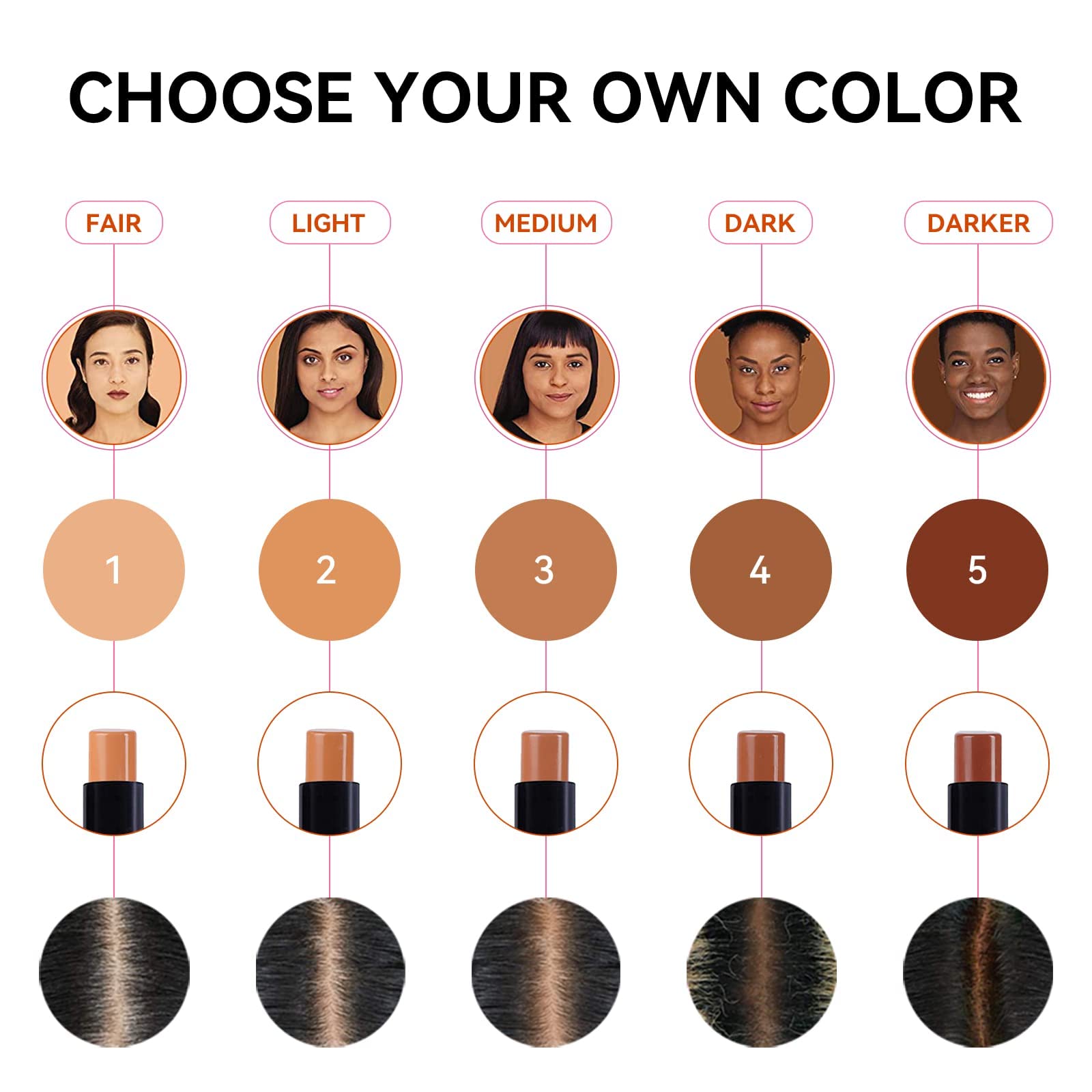 Wodemate cosmetics lace grid concealer stick packaging detail