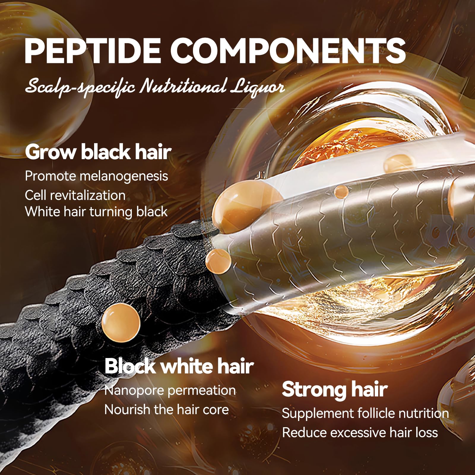 Waterproof hair dye stick for temporary root touch up