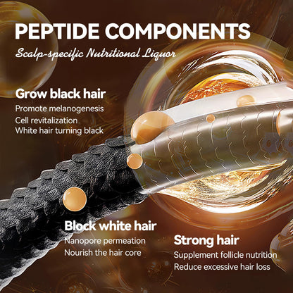 Waterproof hair dye stick for temporary root touch up