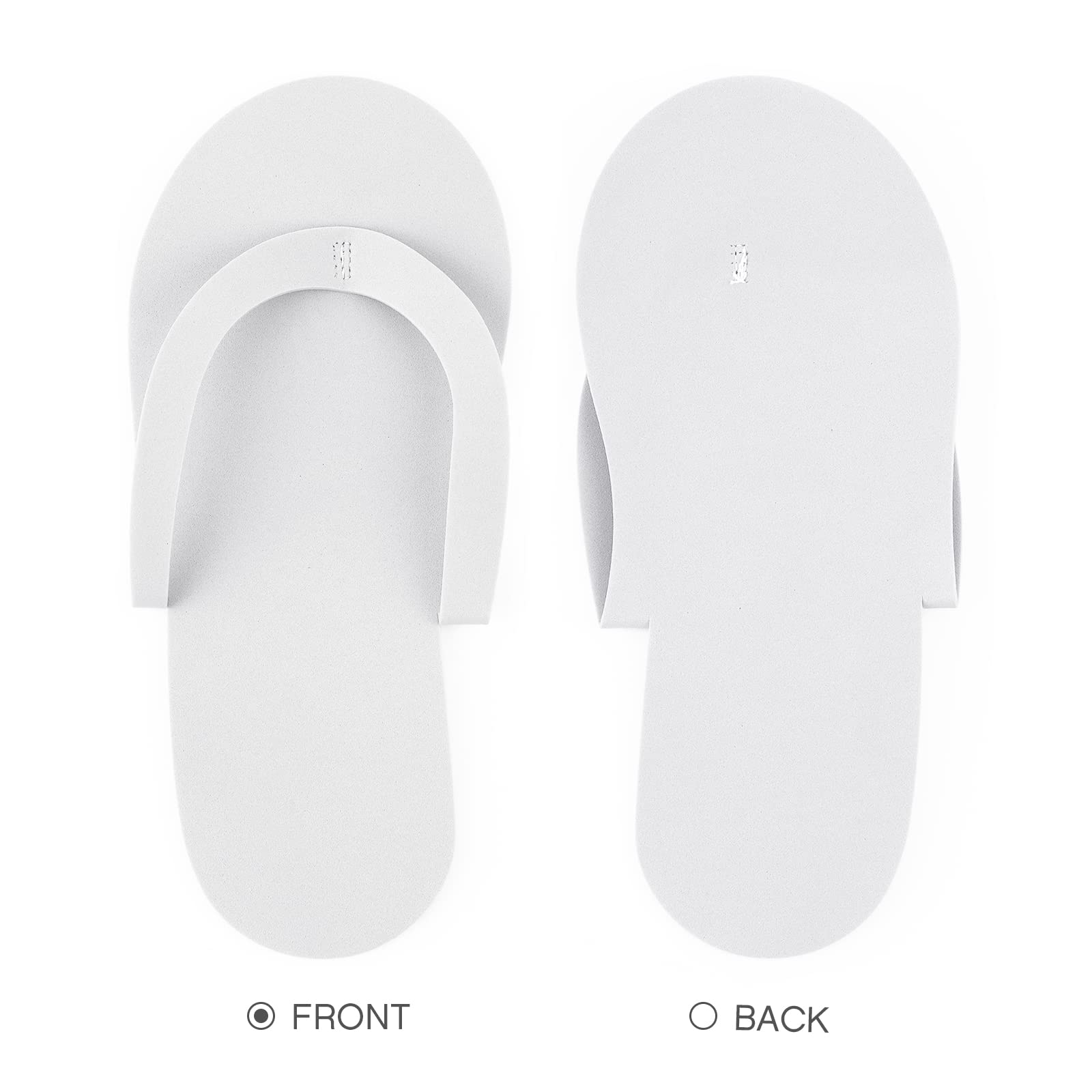 Lightweight foam flip flops for hygienic spa services