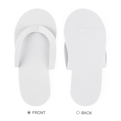 Lightweight foam flip flops for hygienic spa services