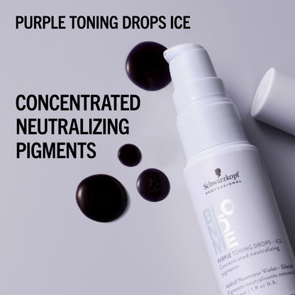 Authentic USA imported Schwarzkopf blonde hair treatment for eliminating brassy yellow tones