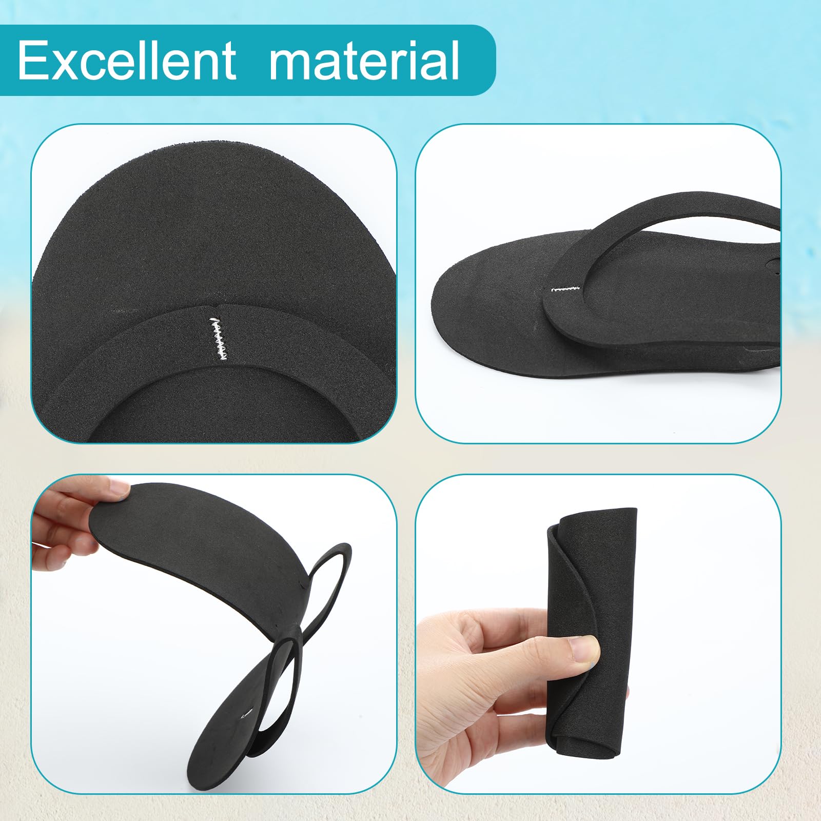 Bulk pack of 90 pairs disposable spa flip flops