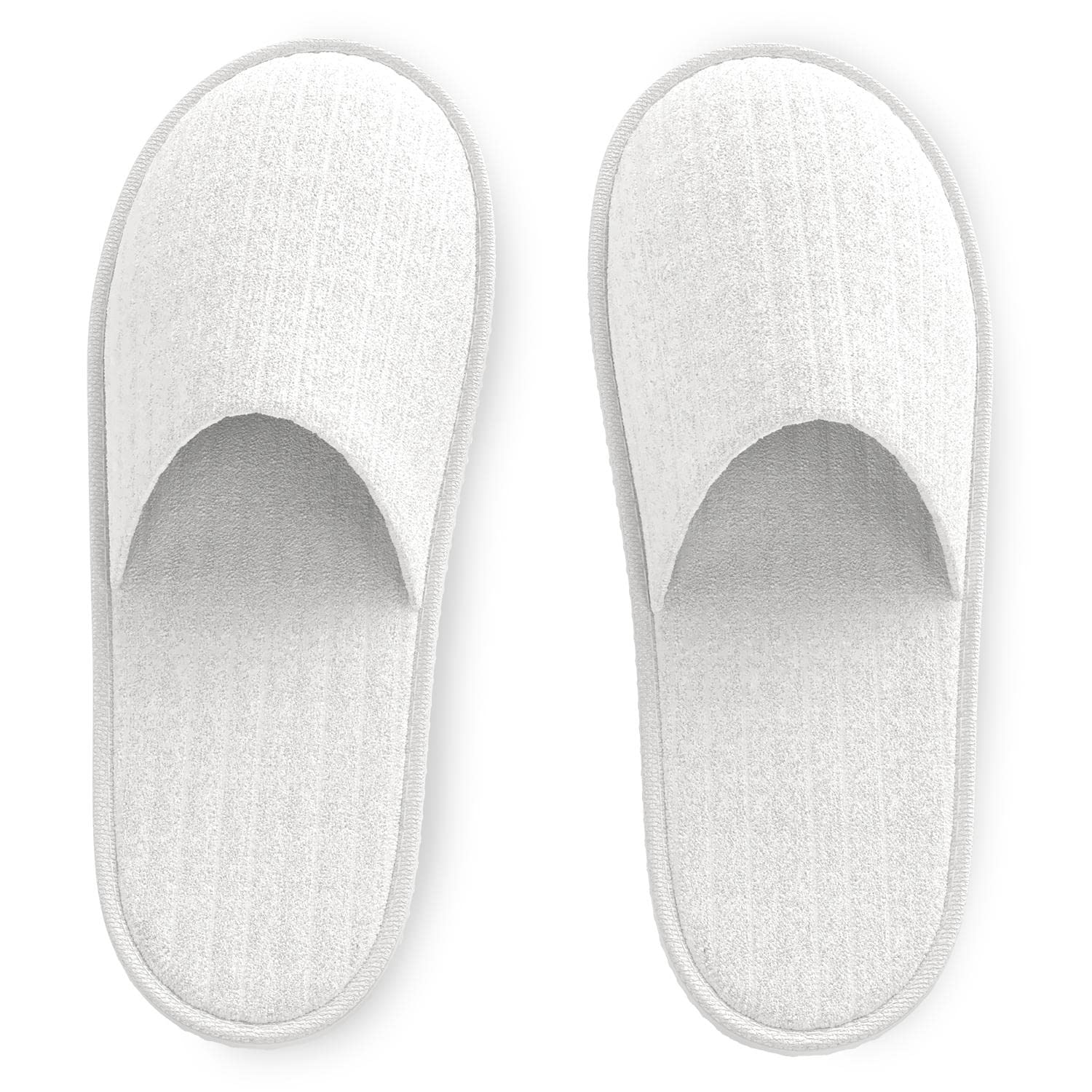 Unisex disposable slippers for guest and travel use