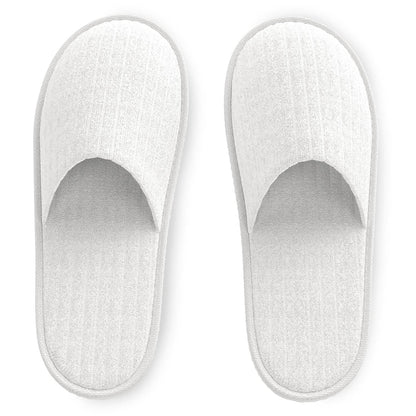 Unisex disposable slippers for guest and travel use