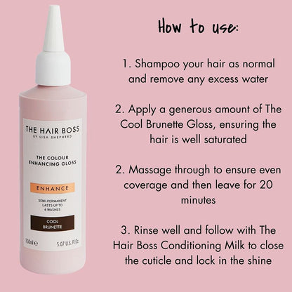 The Hair Boss professional hair care treatment packaging