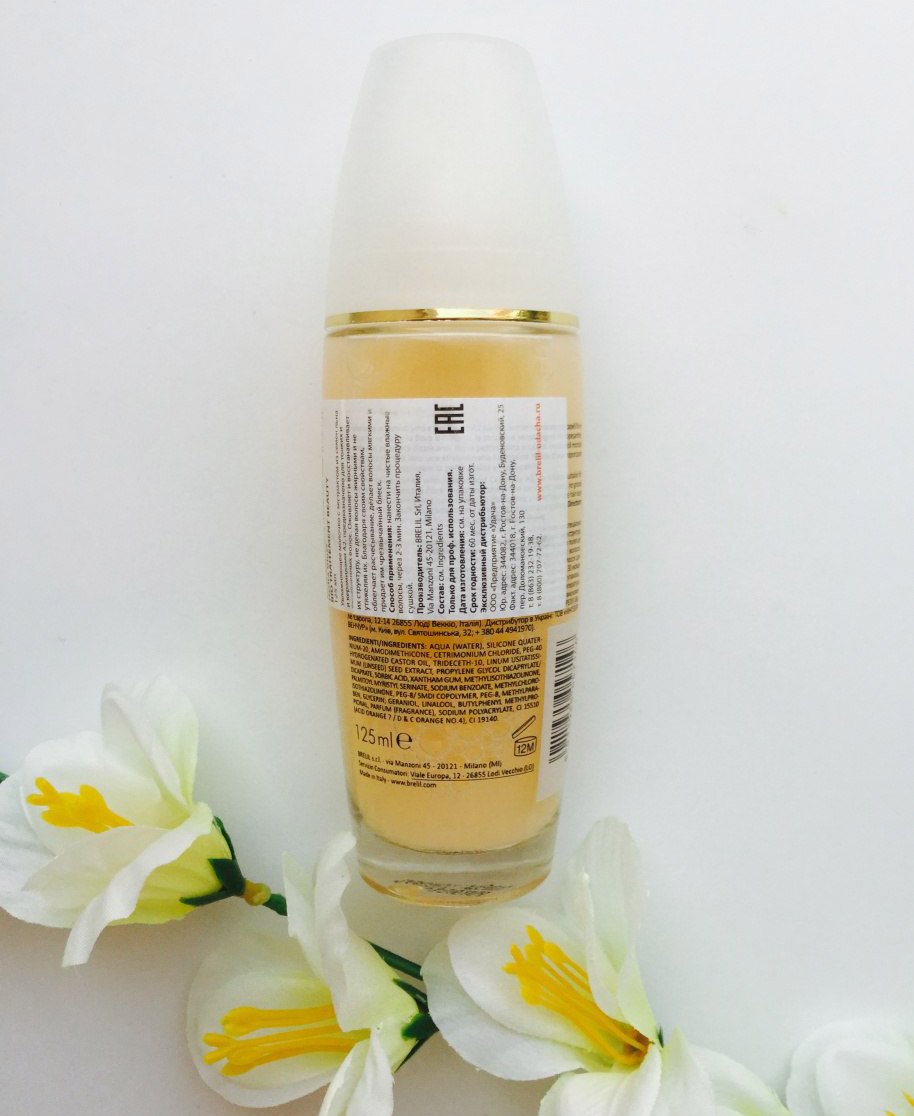 Professional leave-in hair detangler by Brelil