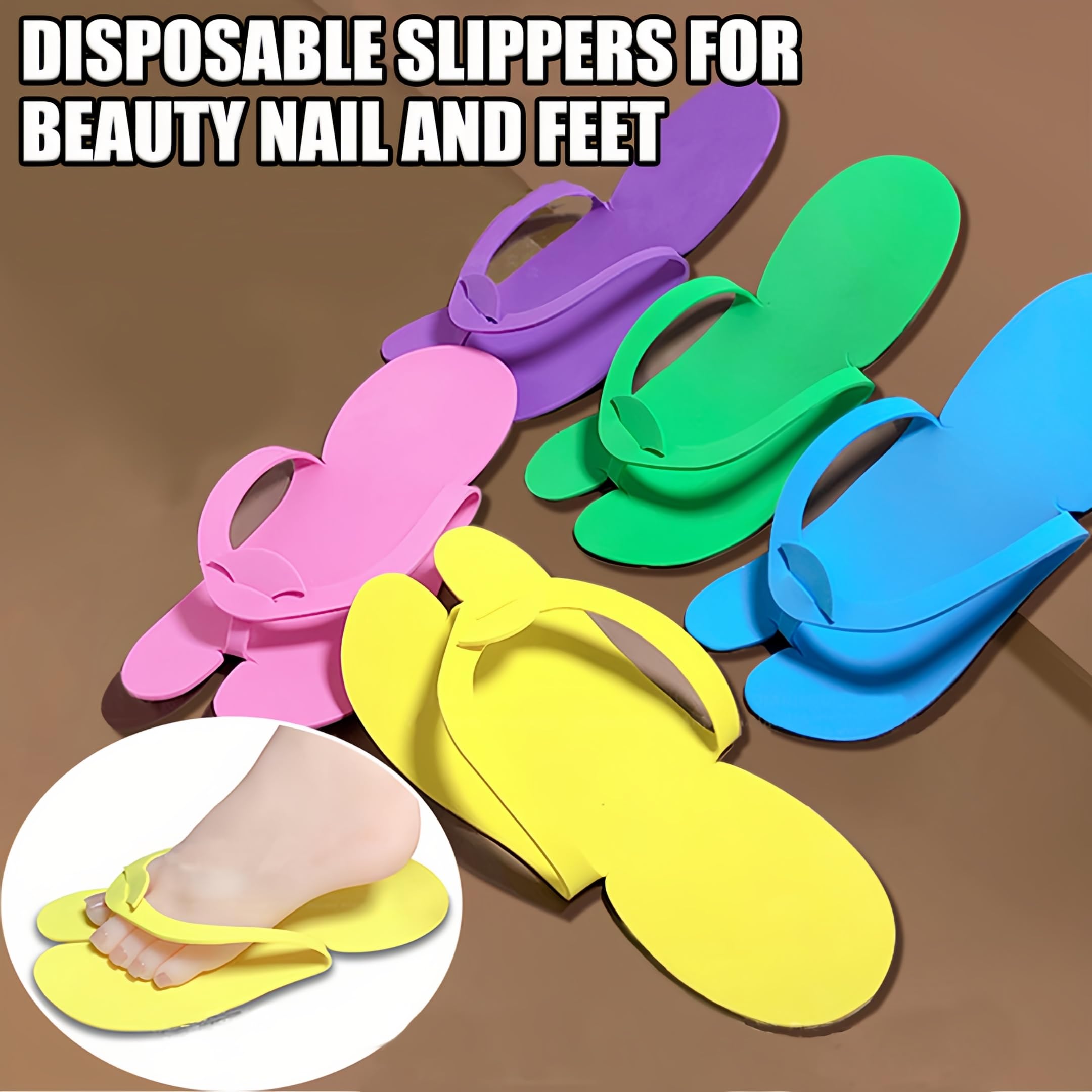 Lyarchte pedicure slippers for salon and spa use