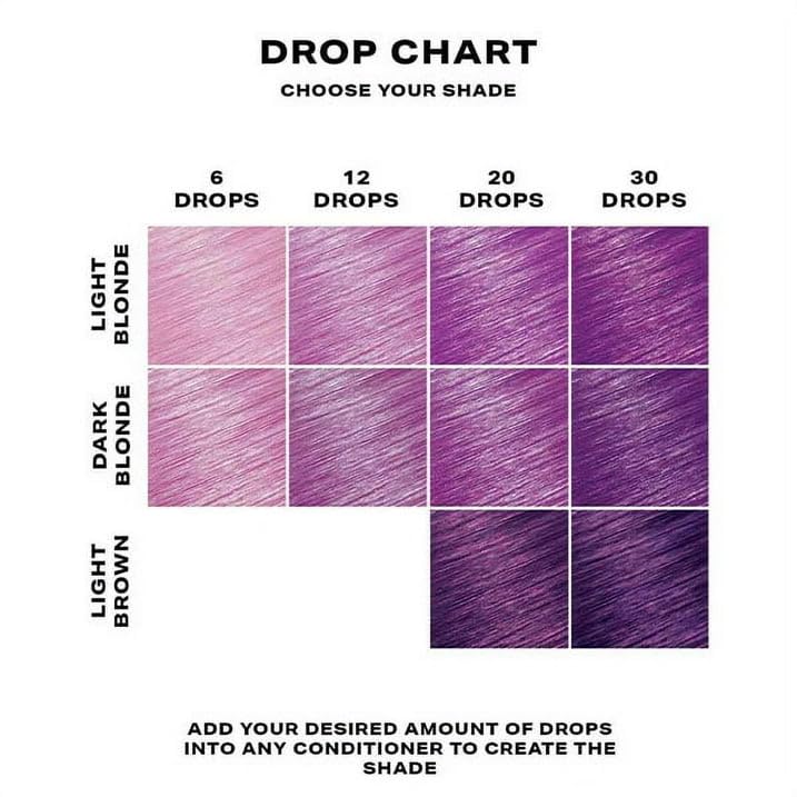 Shrine Drop It purple hair dye drops application bowl