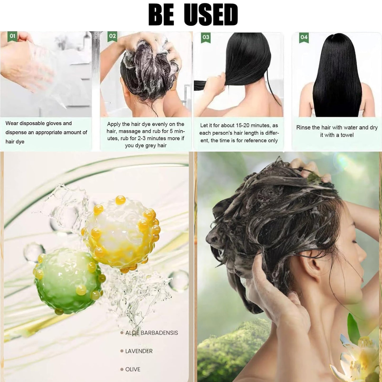 Yarosh chestnut brown hair dye for natural gray coverage