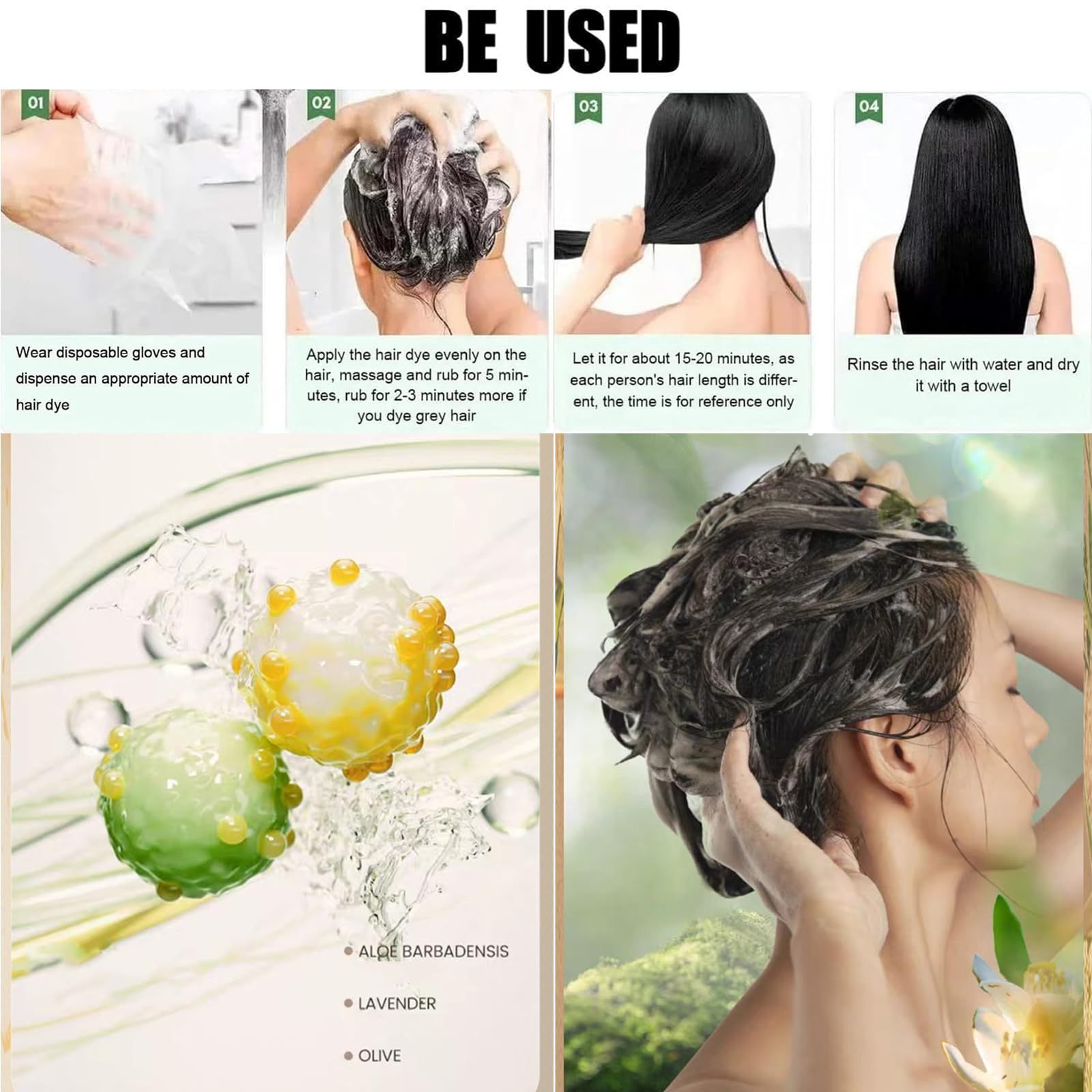 Yarosh chestnut brown hair dye for natural gray coverage
