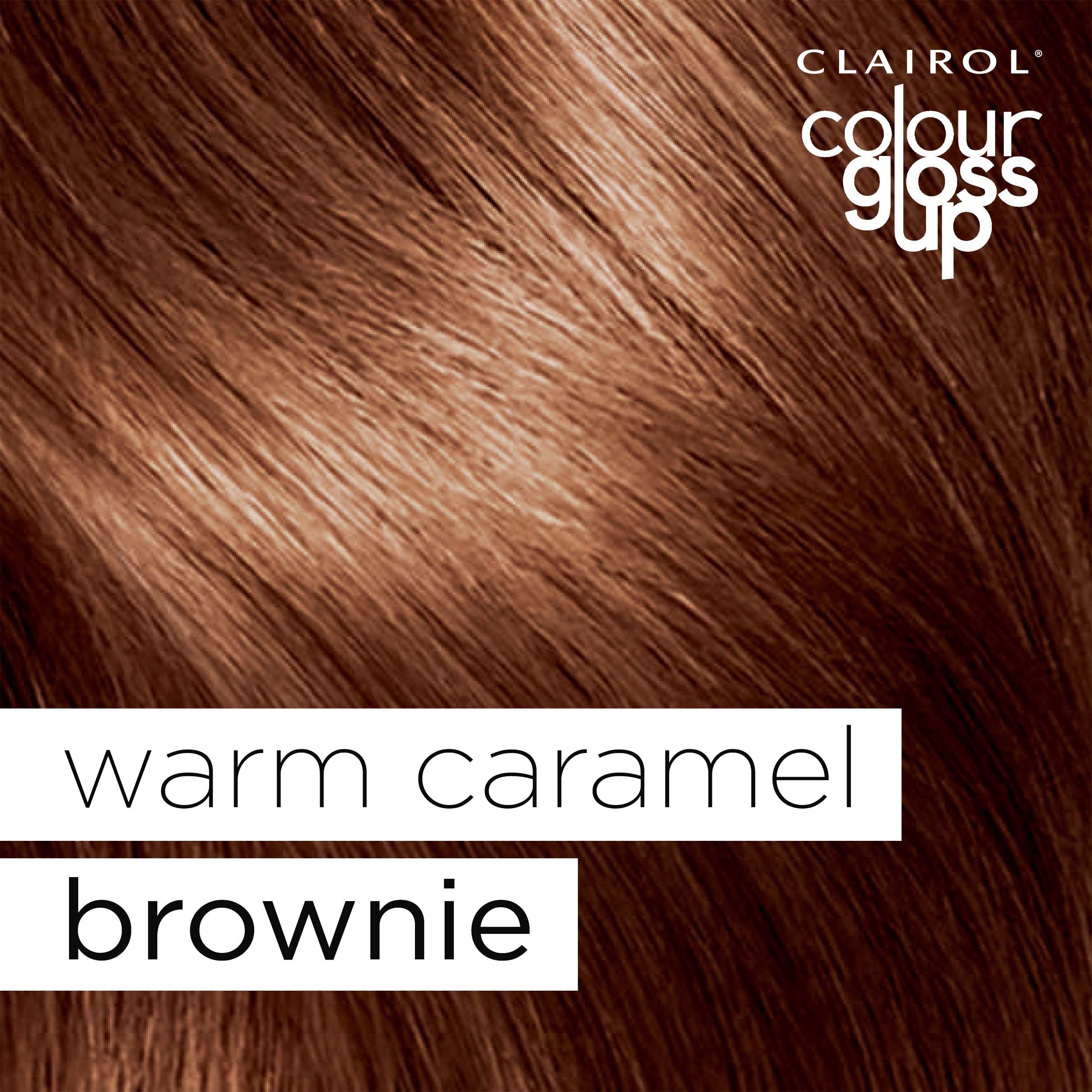 Clairol Colour Gloss Up hair gloss texture demonstration