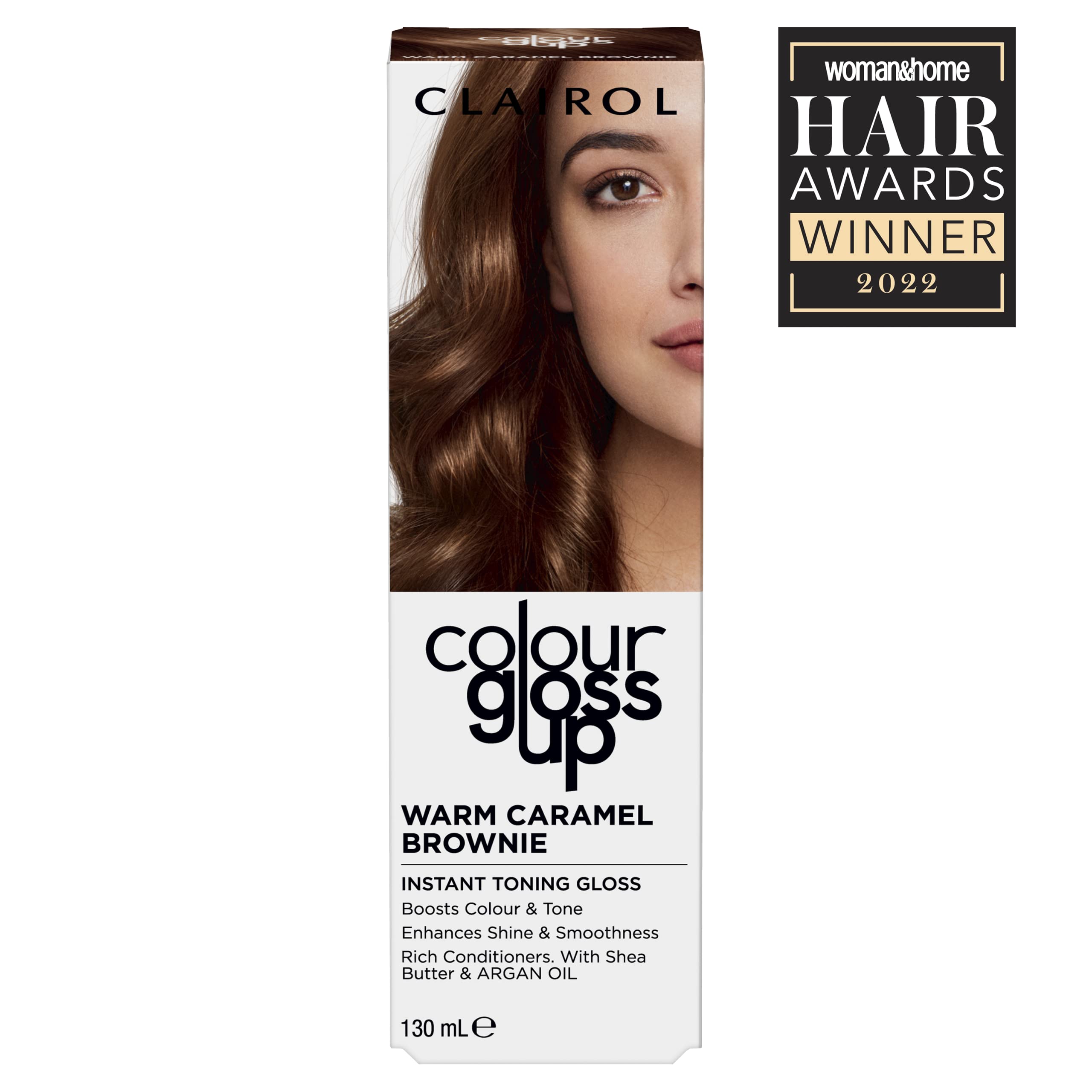 Clairol Colour Gloss Up ingredients and usage instructions on back of bottle