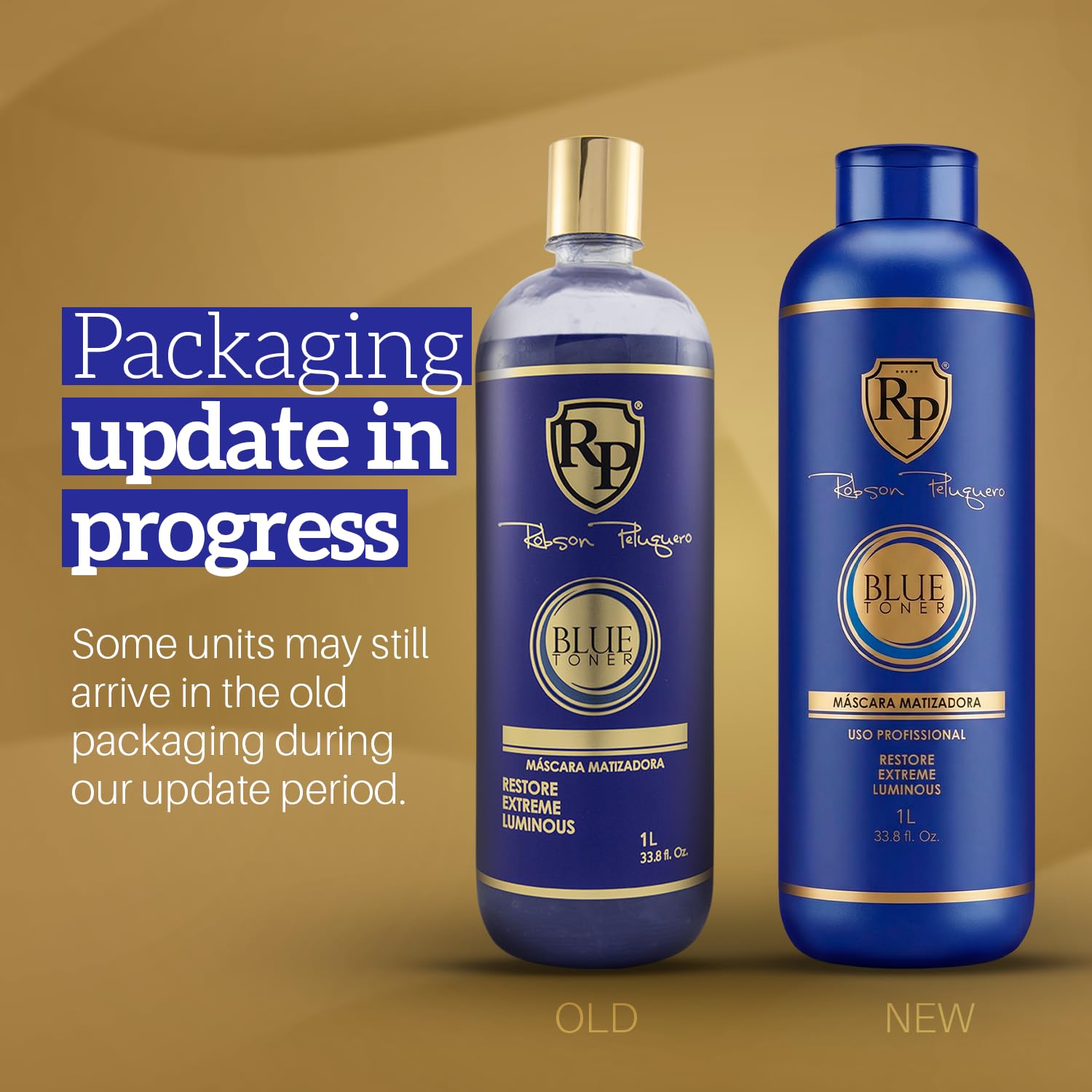 Large 34 fluid ounce size Robson Peluquero Blue Toner