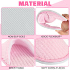 Washable hotel spa slippers with EVA sole detail