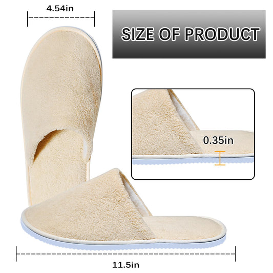 Senjunsafe reusable slippers for hotel and home