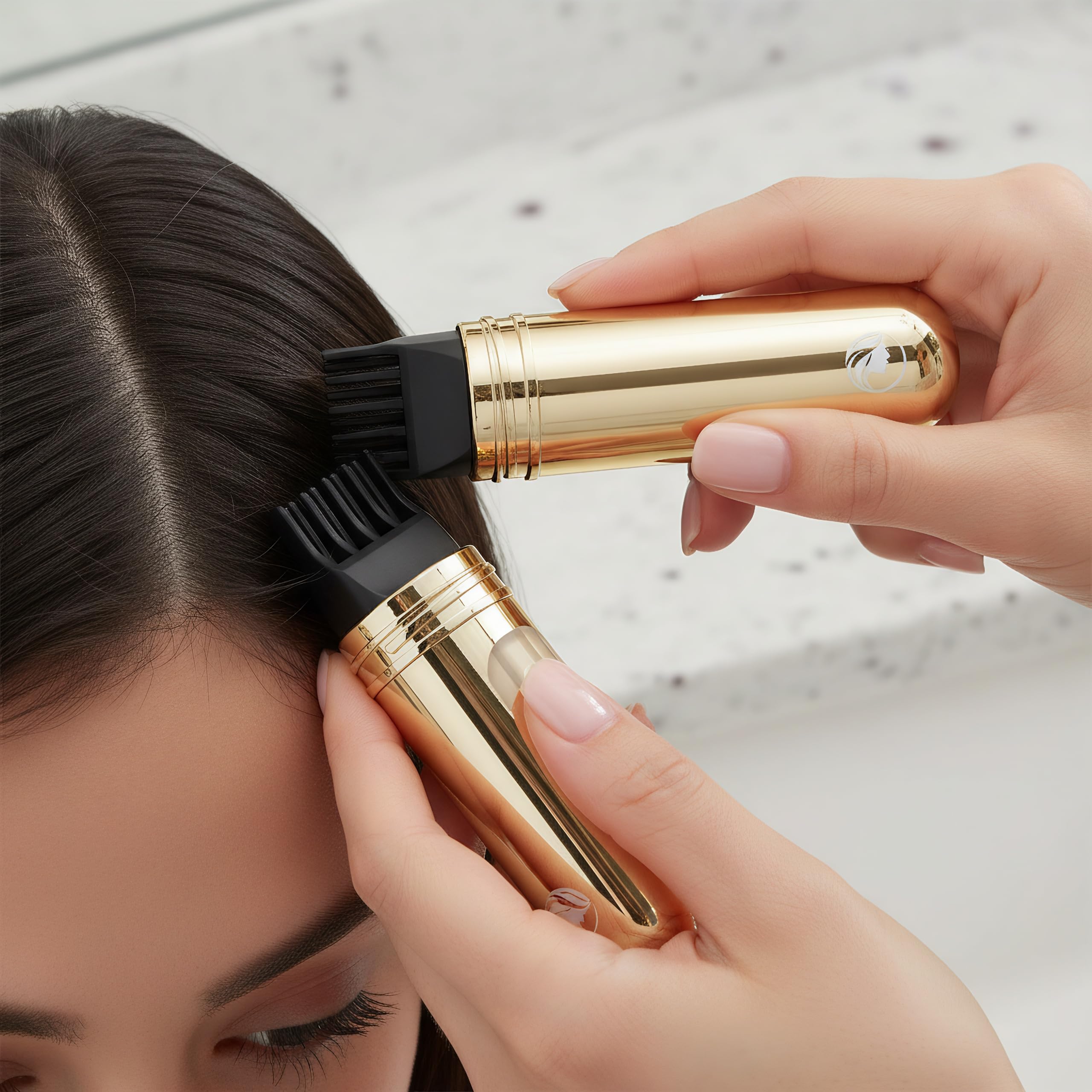 J Kimpex hair dye stick with built-in applicator brush