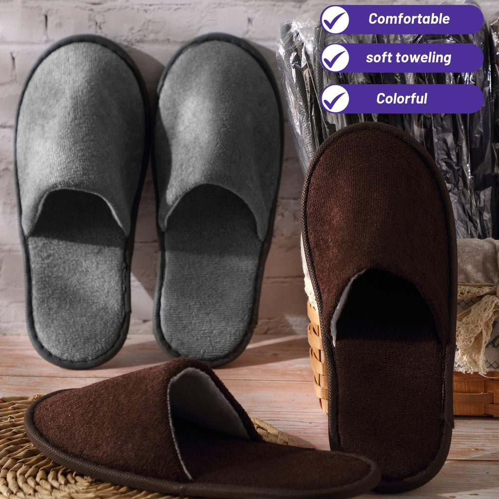 Top down view of the complete twelve pair Geyoga house footwear set