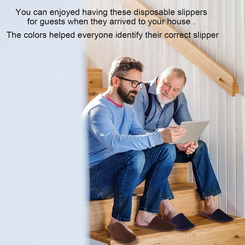 Geyoga indoor hotel slippers styled neatly for guest hospitality