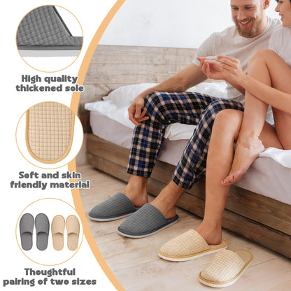 Vipay disposable slippers for home spa and guest hospitality