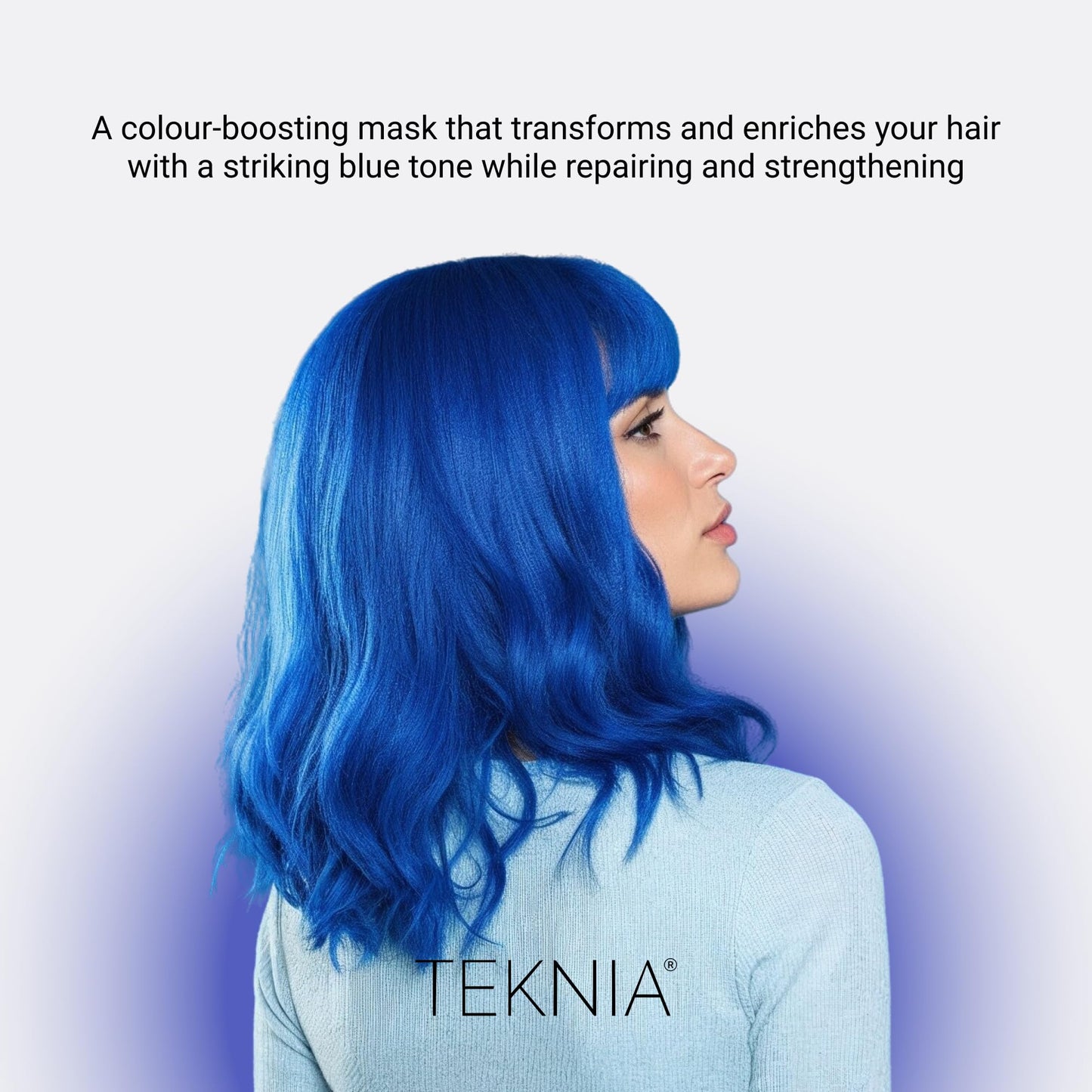 Instructions for use on LakmÃ© Teknia hair mask tube