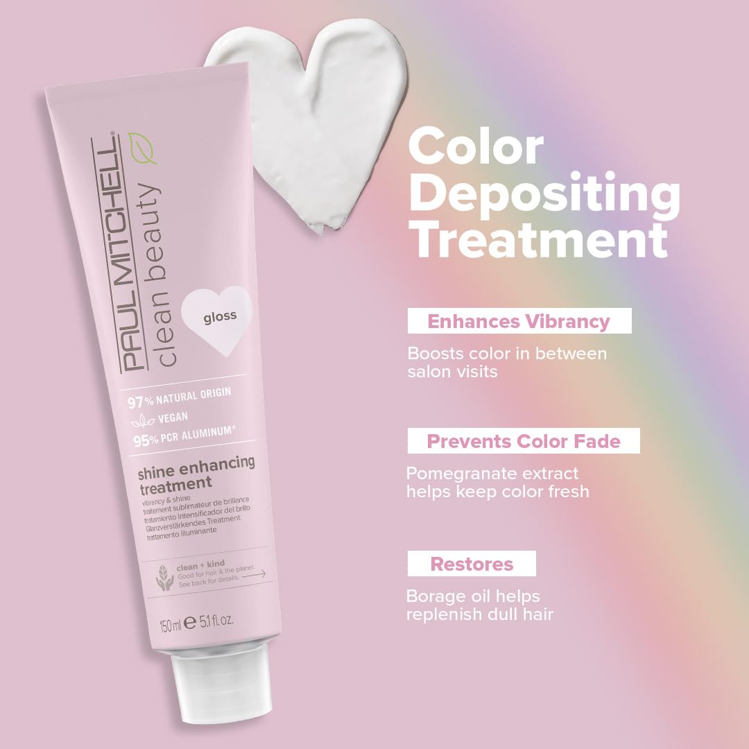 Paul Mitchell Clean Beauty hair treatment product packaging details
