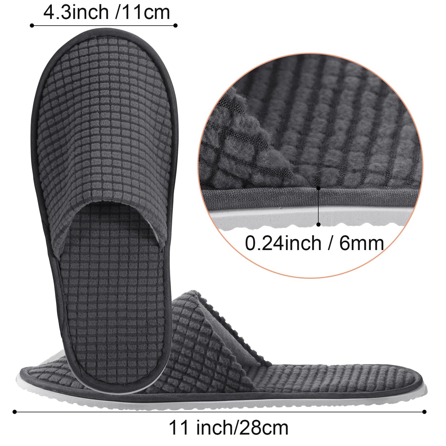 Non slip EVA sole detail of Geyoga slippers