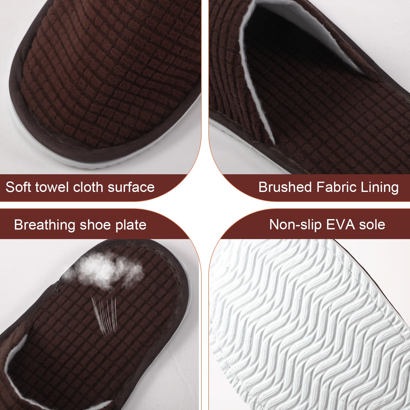 Geyoga house slippers for hotel and spa use