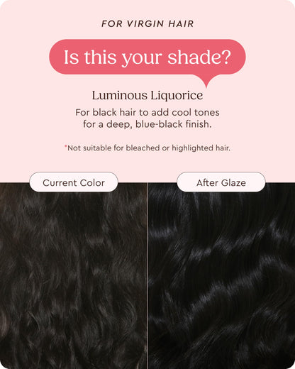 Texture of Glaze tinted hair moisturizer