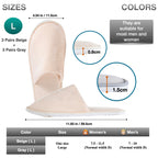 Ostadarra non slip slippers showing open toe design