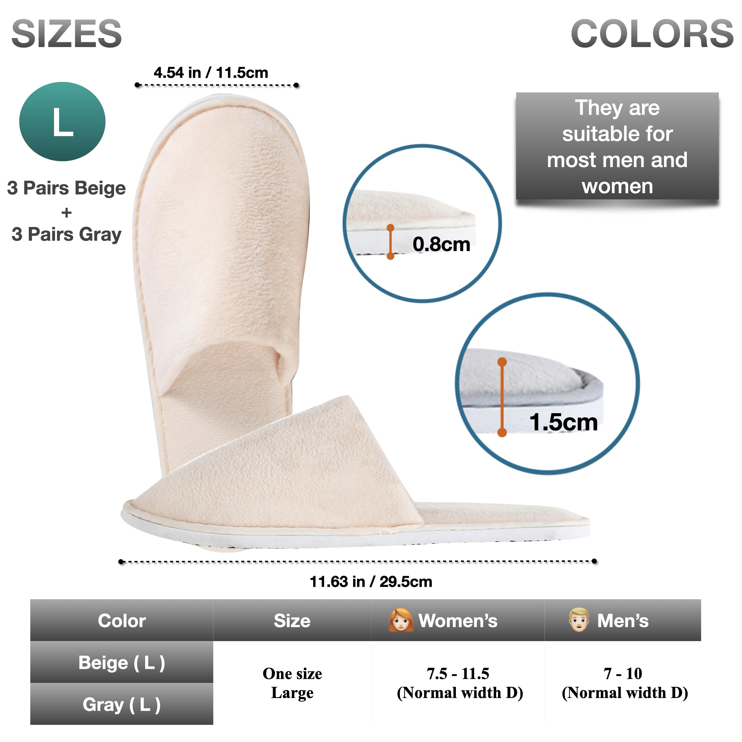 Ostadarra beige and gray open toe guest slippers