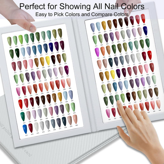 C12rtive nail polish swatch book open showing tips