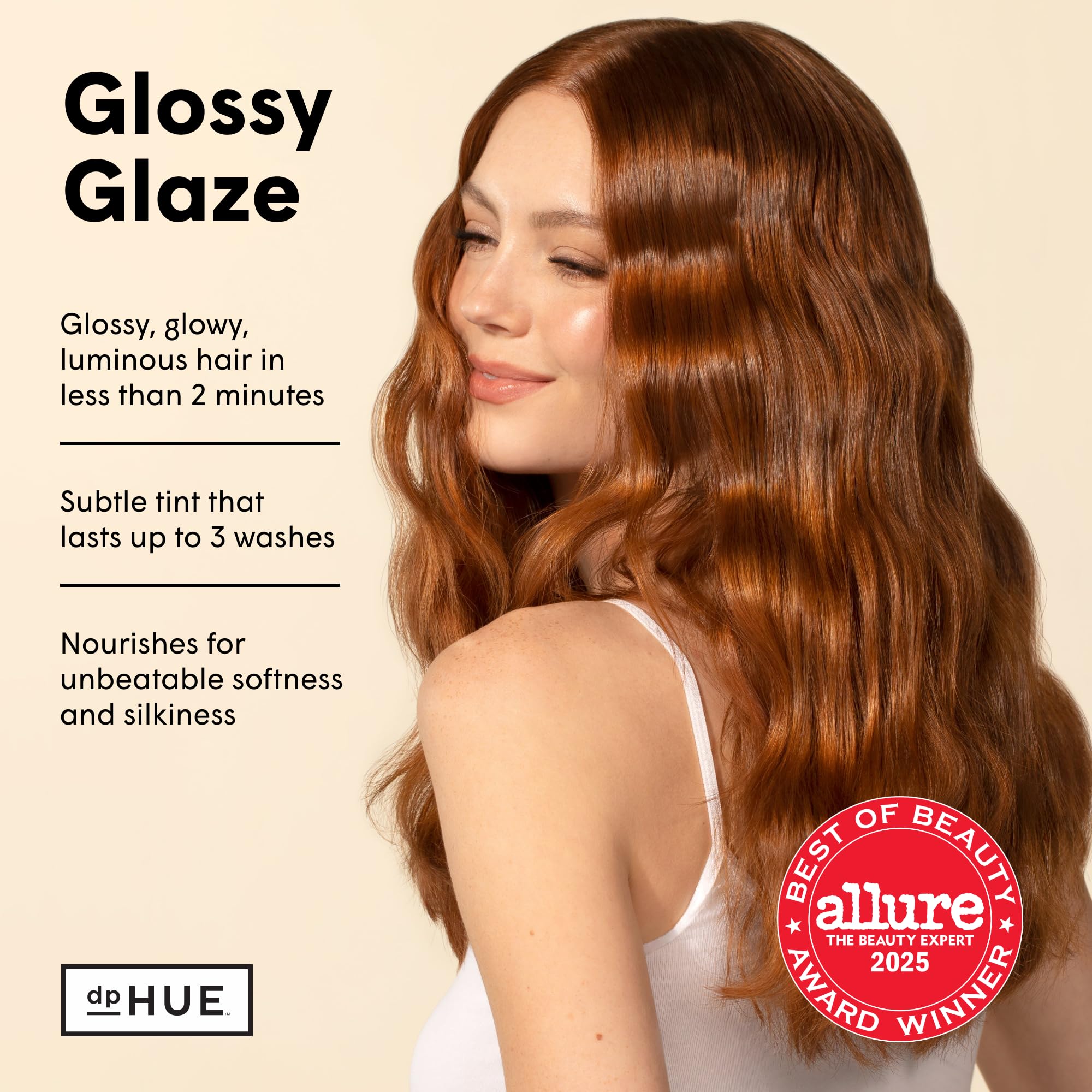 dpHUE Glossy Glaze Copper liquid hair treatment packaging