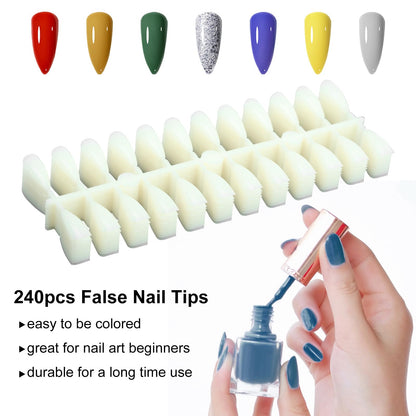 C12rtive display book with numbered polish swatches