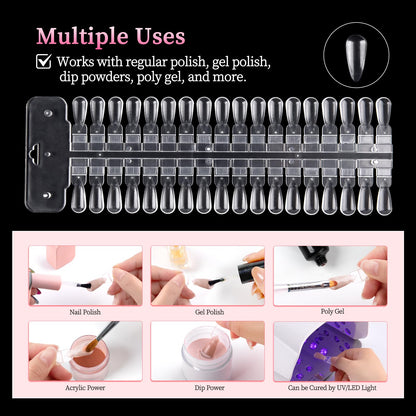 DIY home nail art kit for color testing and swatching