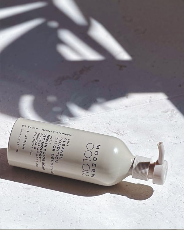 Modern Color platinum 3-in-1 bottle with ingredients listed