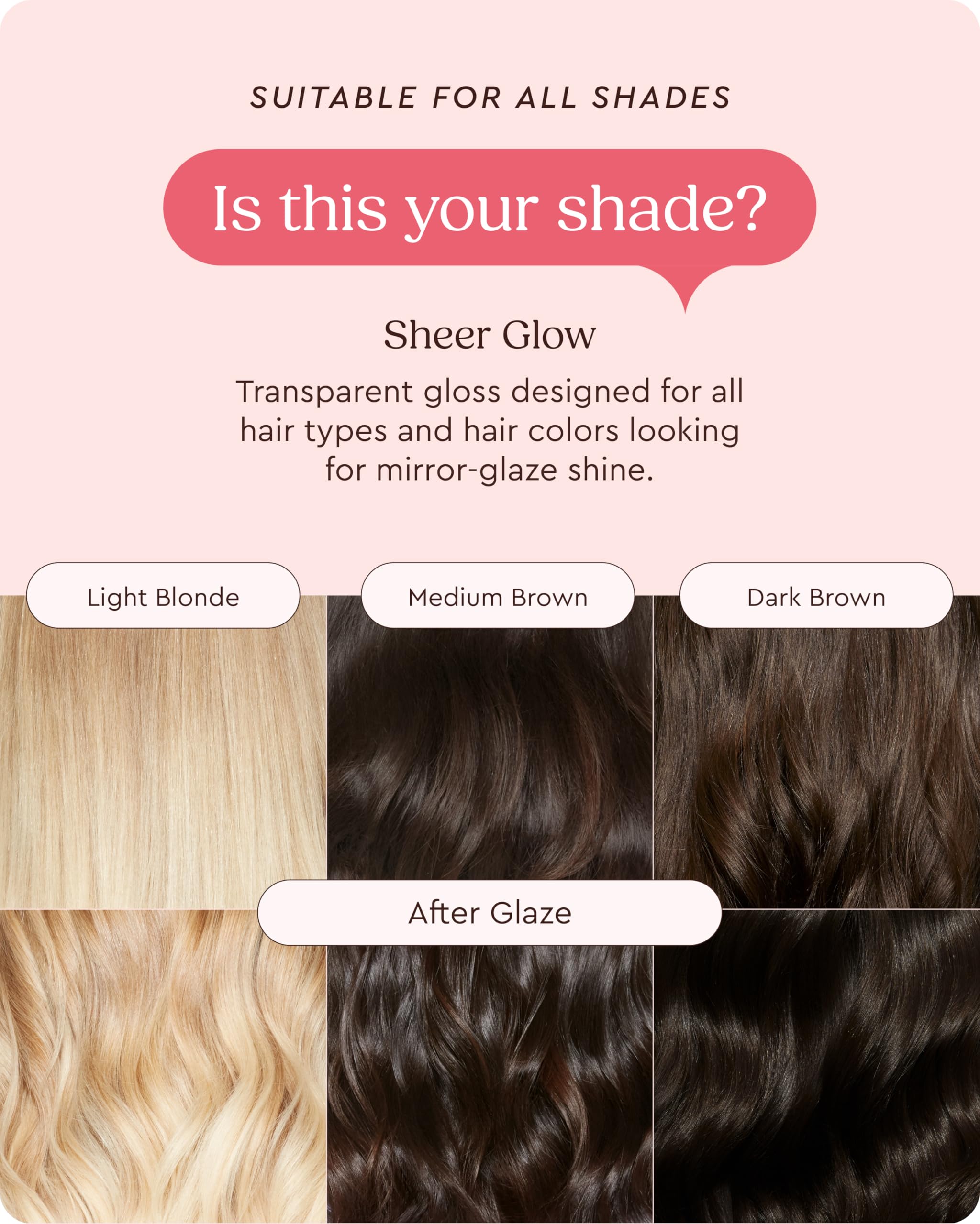 Glaze Supergloss Sheer Glow back label with instructions