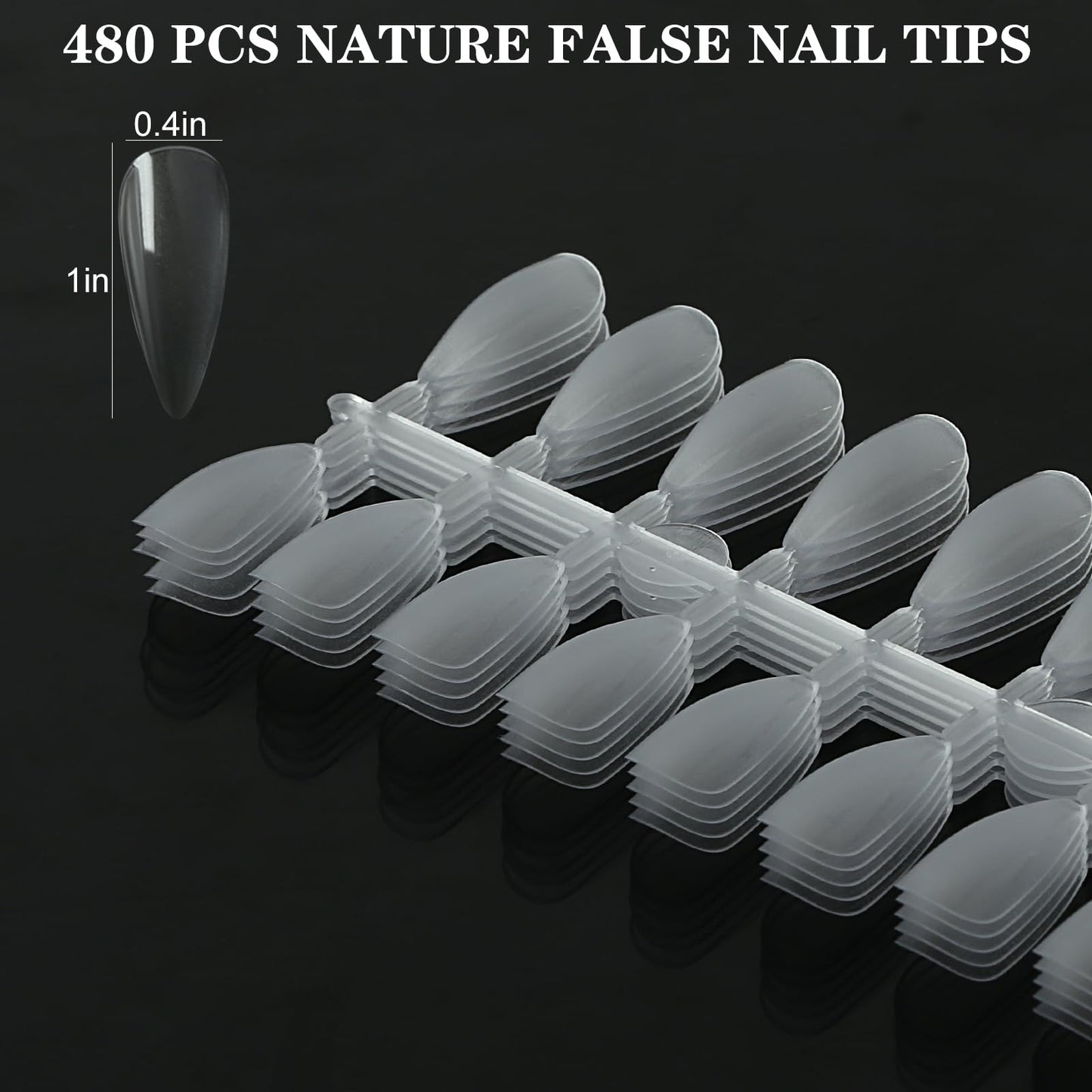 Professional nail art display tips showing vibrant polish colors