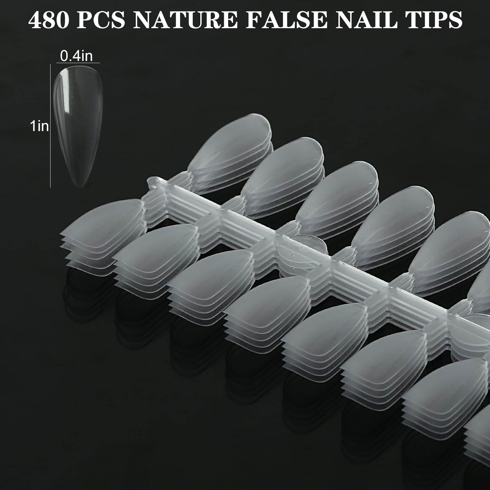 Professional nail art display tips showing vibrant polish colors