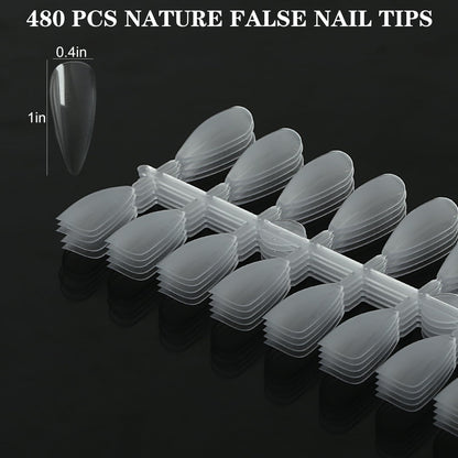 Professional nail art display tips showing vibrant polish colors