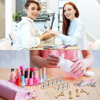 Lenlorry branded nail practice stand set for home DIY manicure