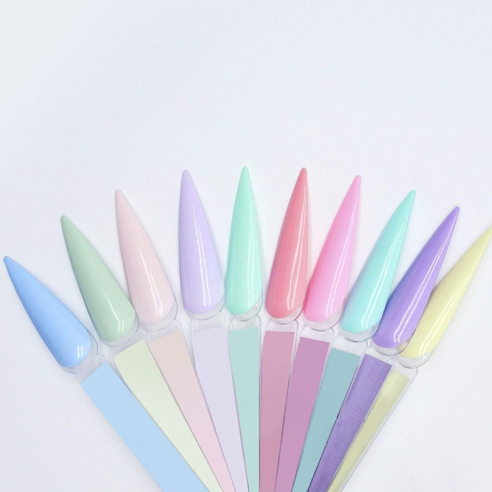 Set of 150 nail color sample sticks for DIY manicure