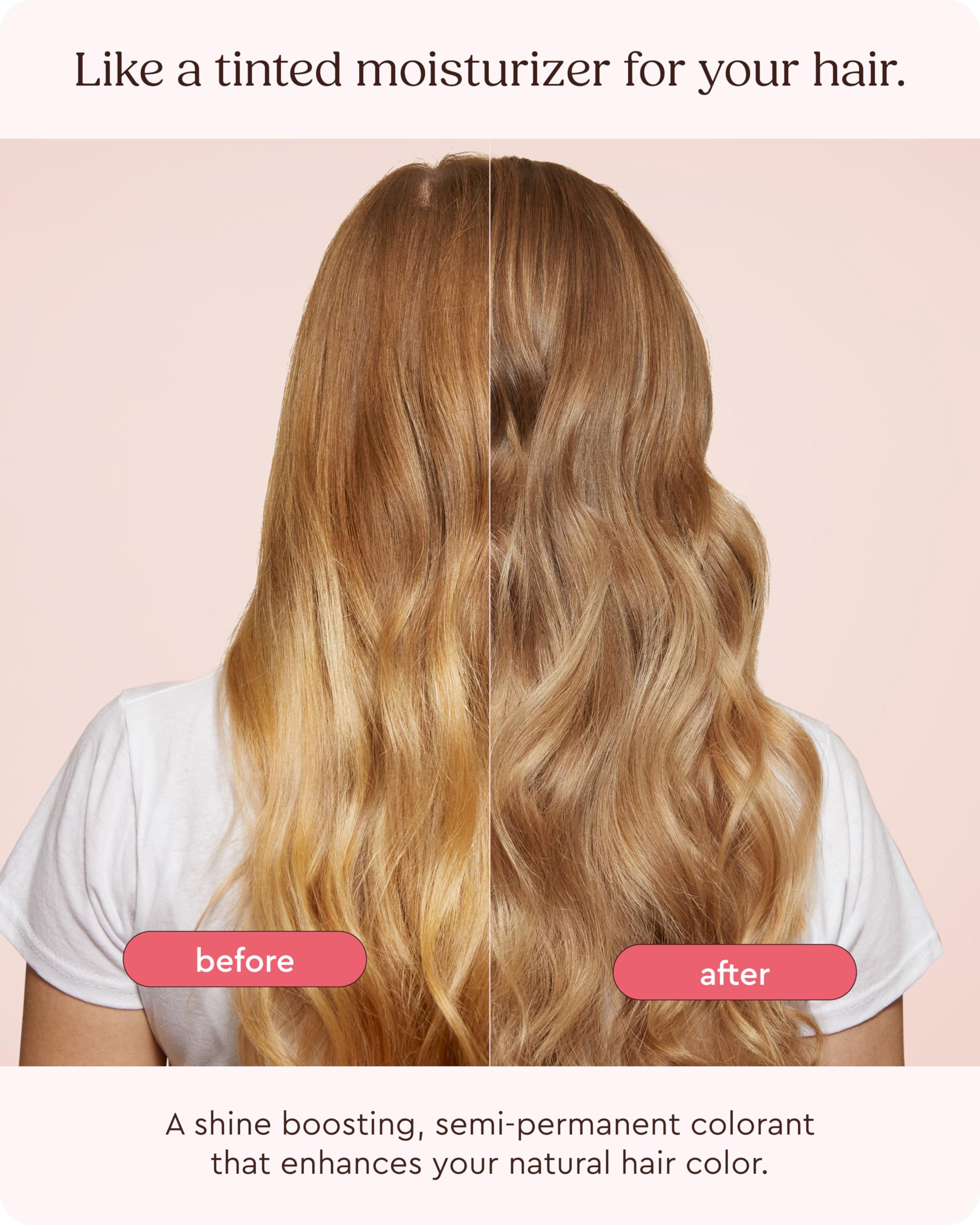 Glaze Super Gloss Honey Blonde hair color treatment bottle label