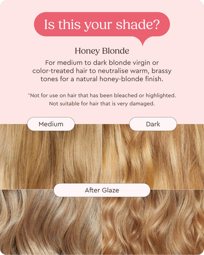 Glaze Super Gloss bottle showing hair conditioning benefits