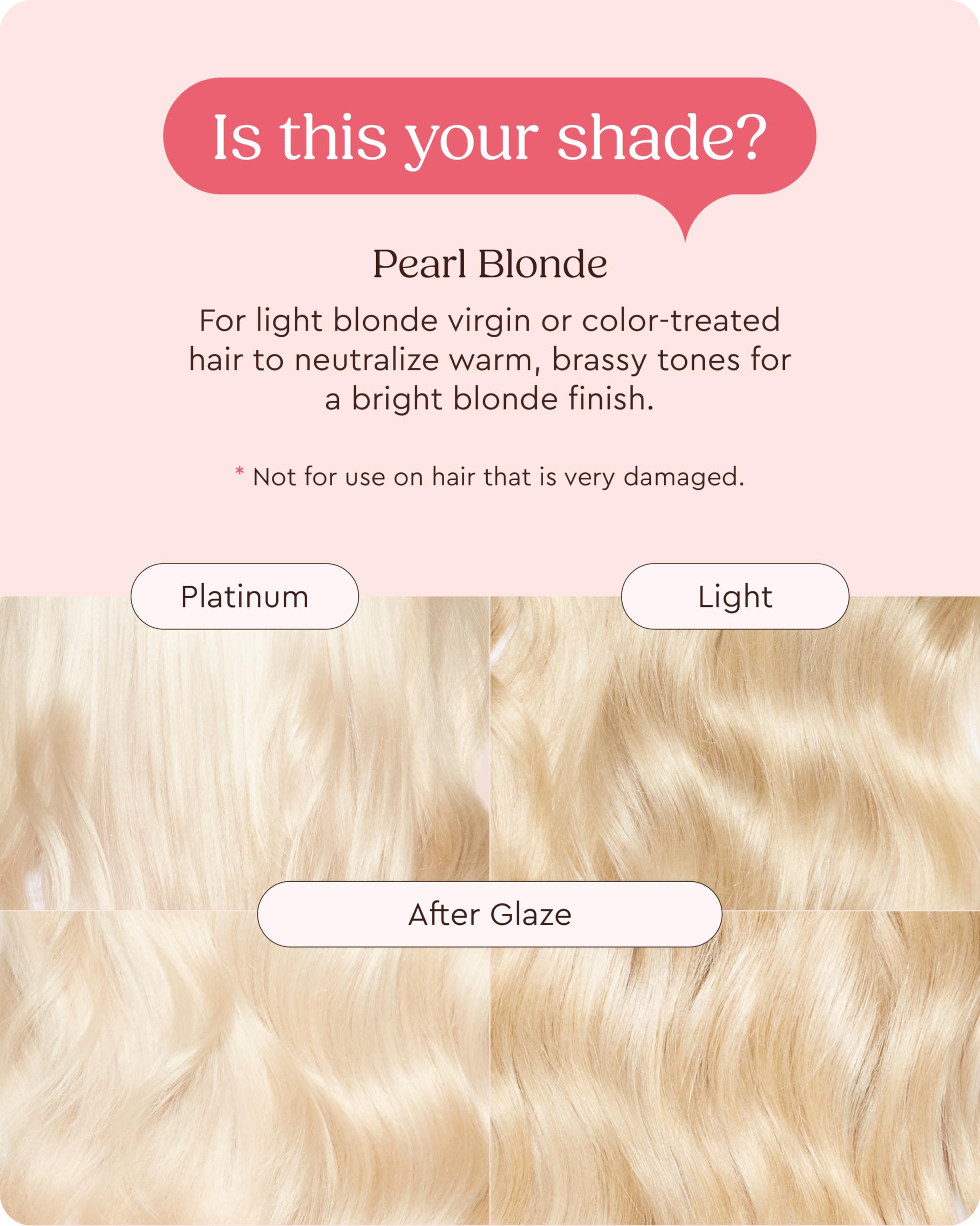 Model with vibrant blonde hair using Glaze Supergloss
