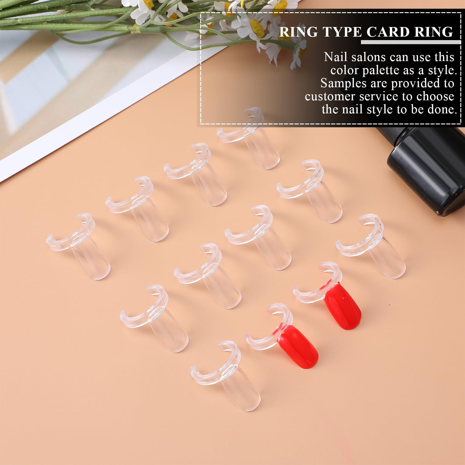 Professional nail art practice swatches kit