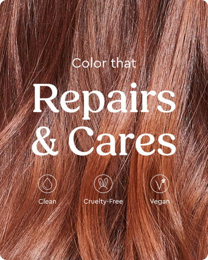 Glaze Color Conditioning Gloss bottle with ingredient highlights