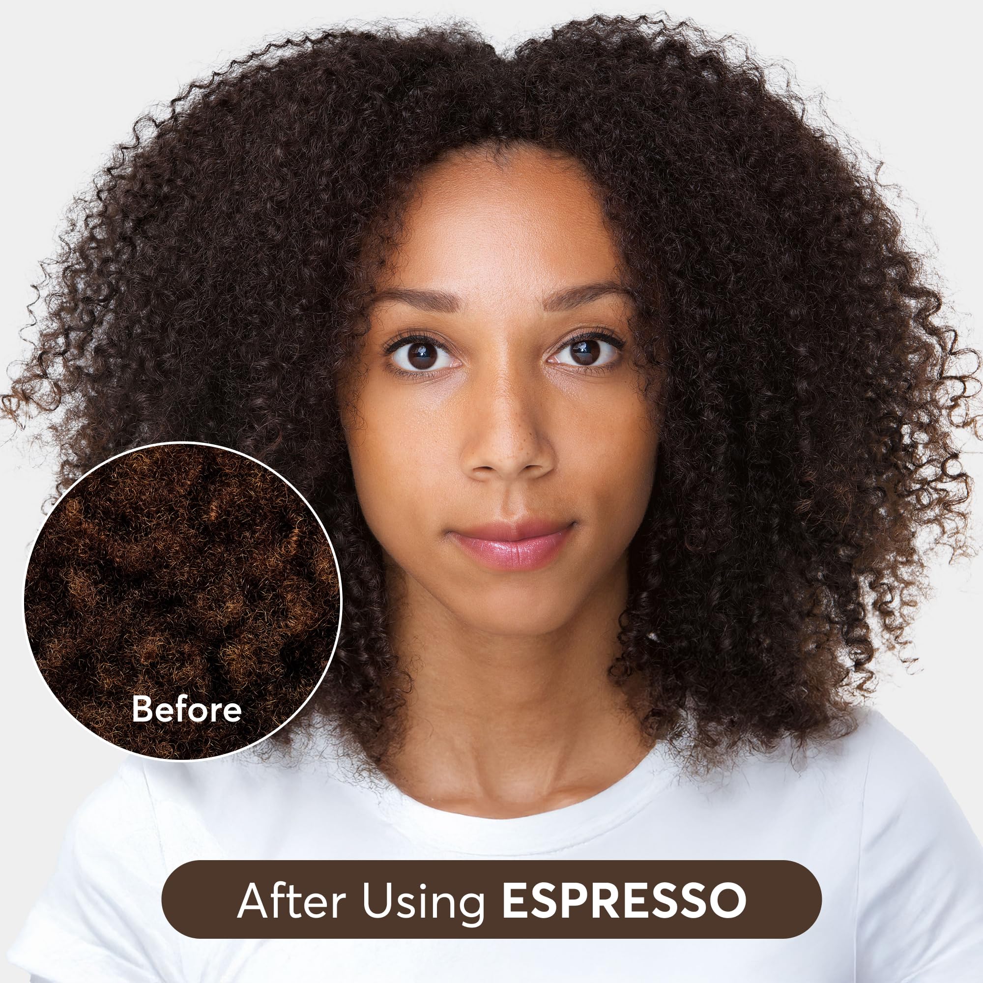 Close up of Madison Reed hair treatment tube