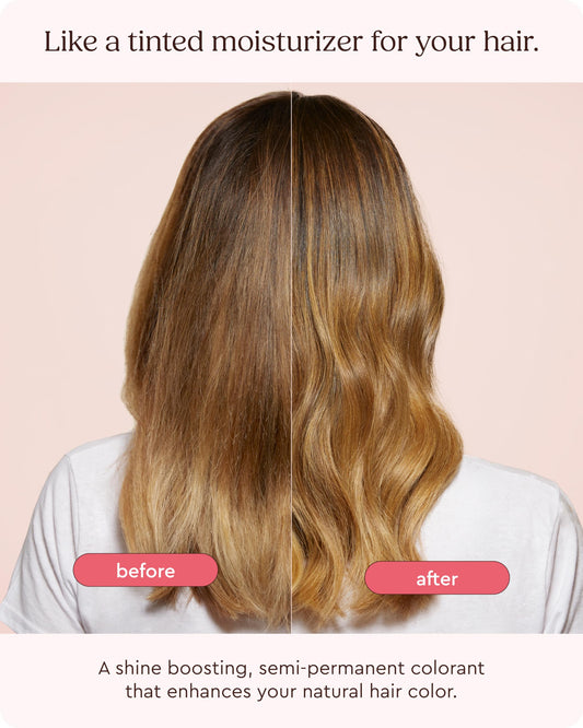 Glaze hair gloss packaging details