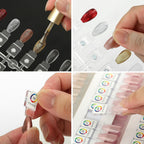 Nail art practice demonstration using C12rtive magnetic tips